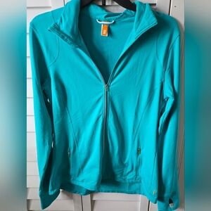 Lucy Women's Teal Athletic Jacket Size Medium